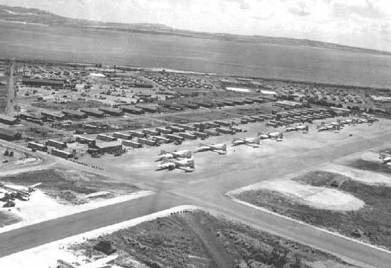 Pearl Harbor Airfields-in-Saipan-Tinian-and-Guam-were-expanded-and-US-bombers-flew Atomic Bombing  