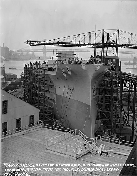 Pearl Harbor History-of-Battleship-Arizona-1 History Of The Battleship Arizona (BB-39)