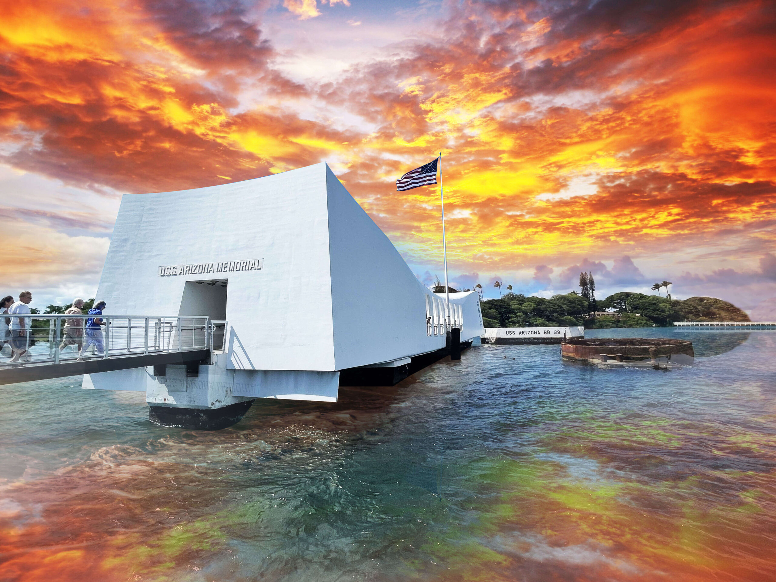 Pearl Harbor Picture-1-1-scaled History USS Arizona Memorial  